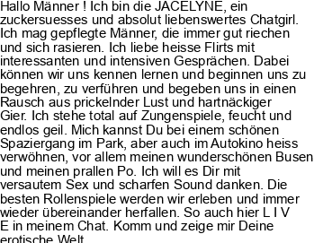 Jacelyne Profil